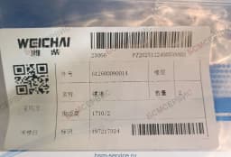 Заглушка резьбовая Weichai 612600090014 фото 1