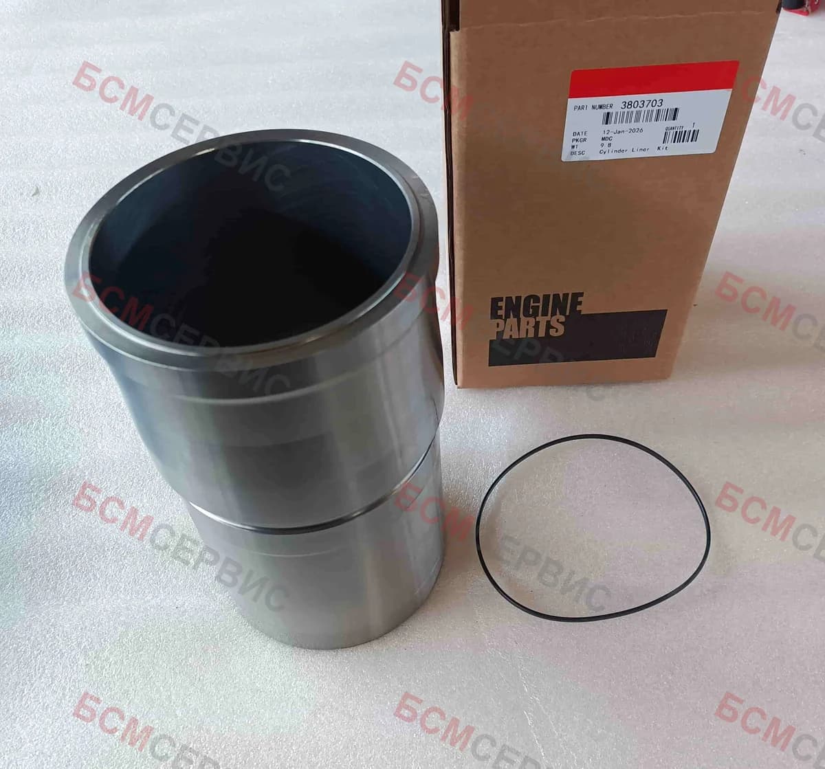 Гильза цилиндра Cummins M11/ISM/QSM CT6-0001 3803703 3026920 3080760